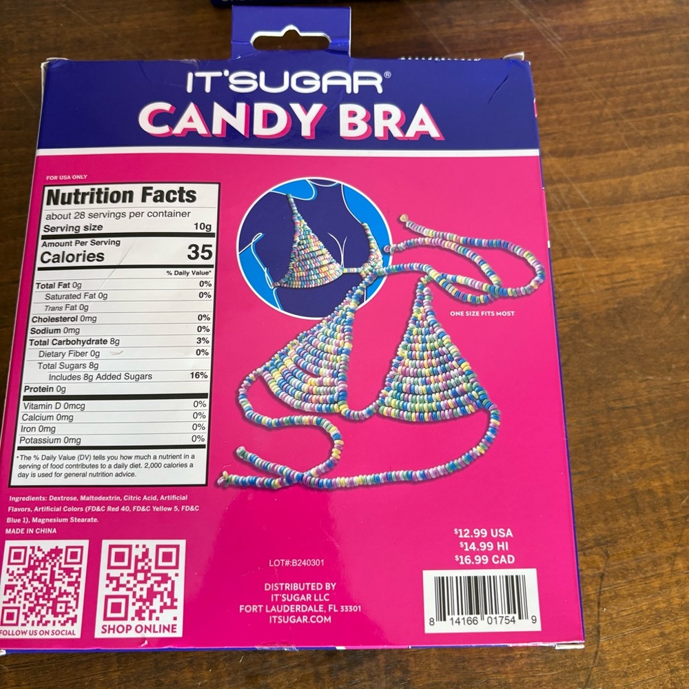 💙IT’Sugar Edible Candy Bra & G-String - Picture 4 of 6